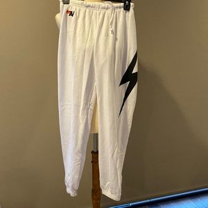 Aviator Nation Lightning Bolt Sweatpants (NWT)
